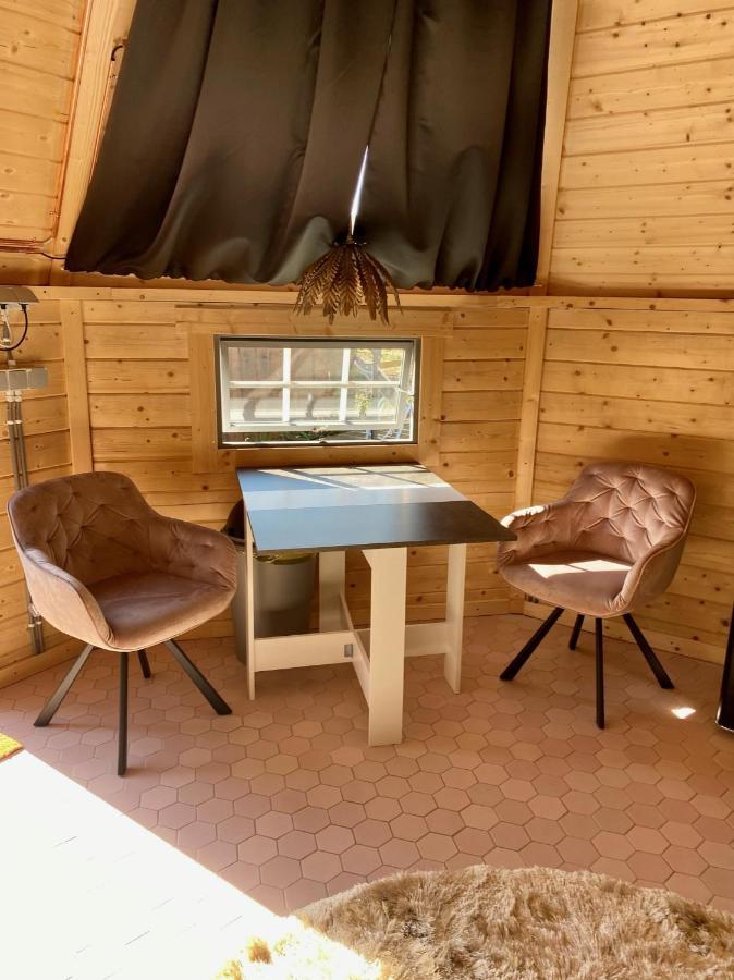 Luxe Finse Kota Met Jacuzzi En Saunabarrel De Zandhoef Eersel Zewnętrze zdjęcie